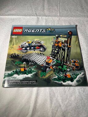 LEGO Agents: Swamp Raid Instruction (8632) MANUAL ONLY; great condition